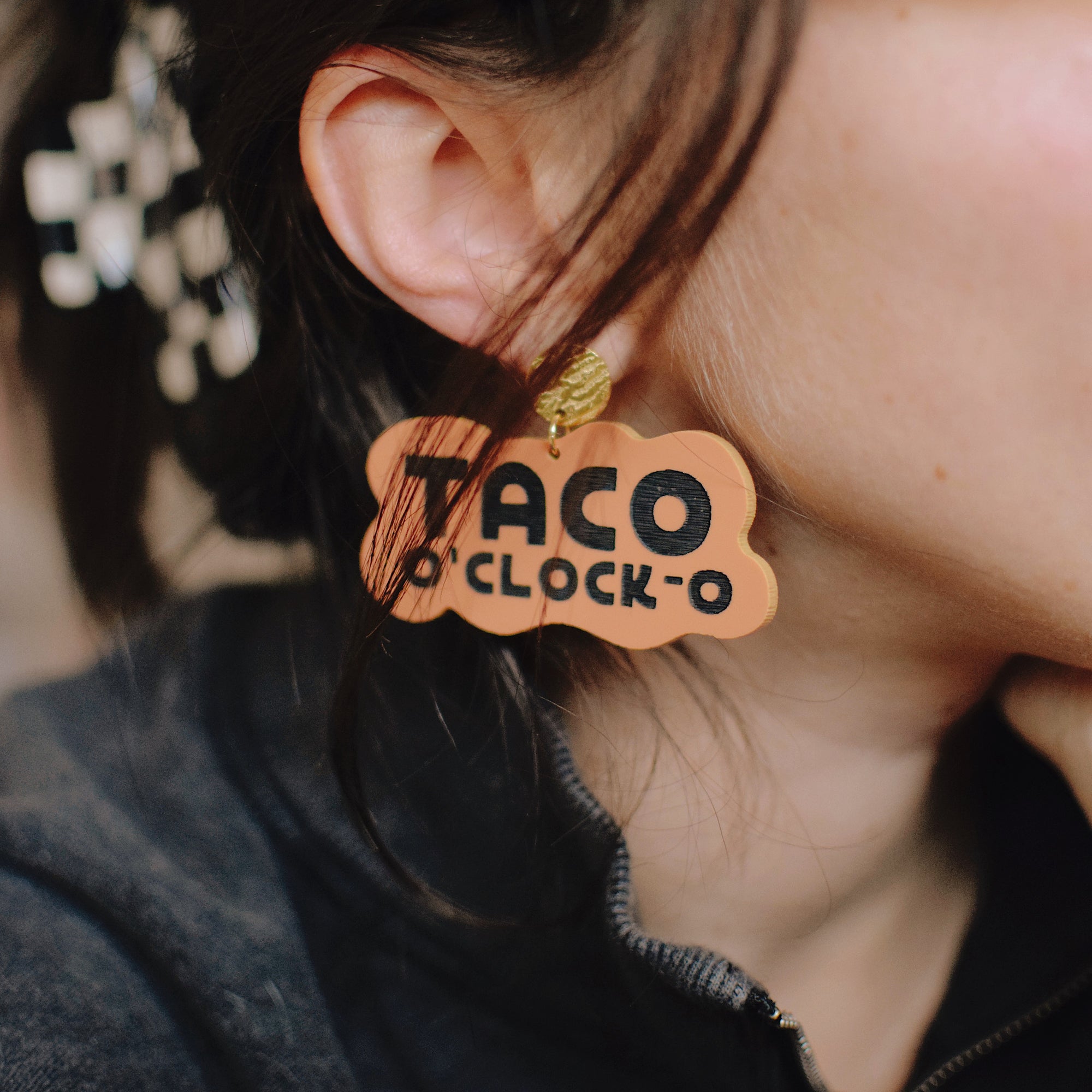 Earrings - Cinco de Mayo - Mint Taco O'Clock-O Dangles