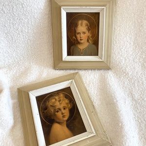 Thrifted Goods - Vintage Pair of Framed Art Prints by C. Bosseron Chambers