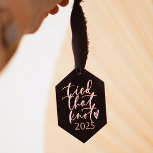 Ornament - tied that knot 2025