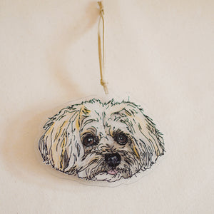 Ornament - Custom Hand Painted Pet Portrait