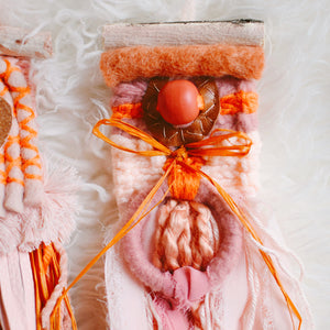 Mini Weave - Pink + Orange Collection - OPAL + OCTAVIA