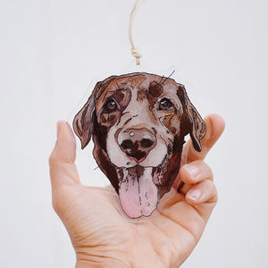 Ornament - Custom Hand Painted Pet Portrait