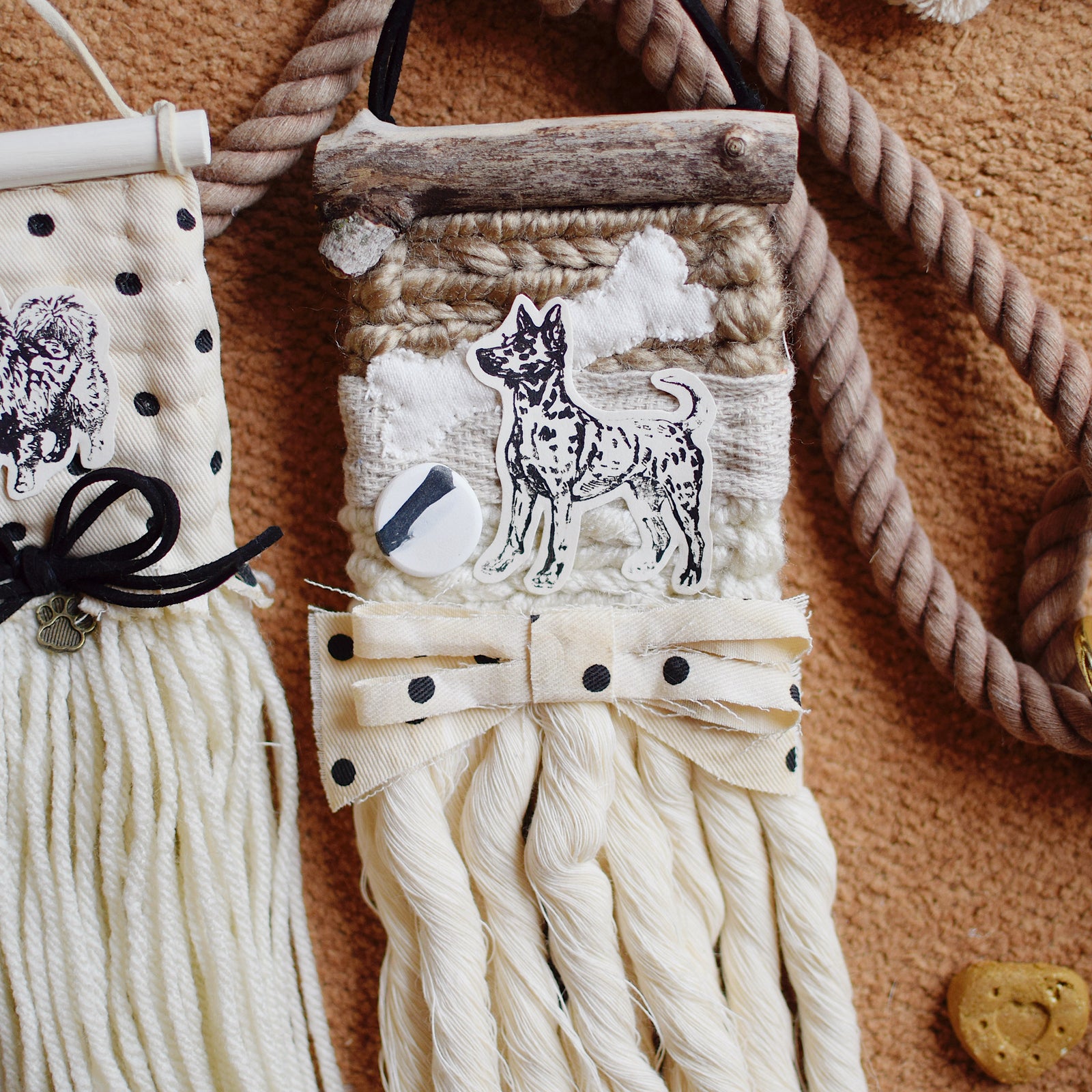 Mini Weave - DOGS - POMERANIAN + CATTLE DOG