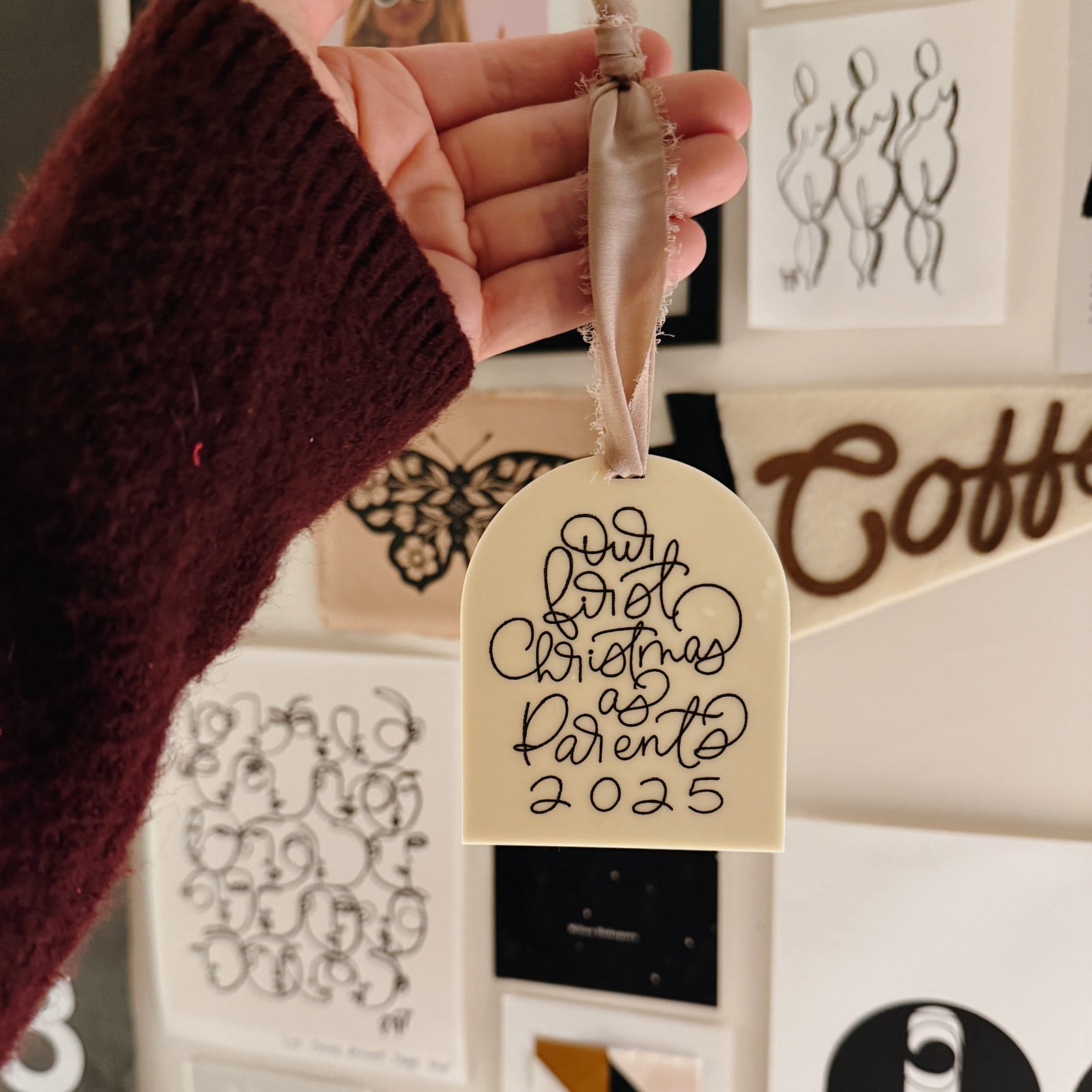 Ornament - Our First Christmas As Parents 2025