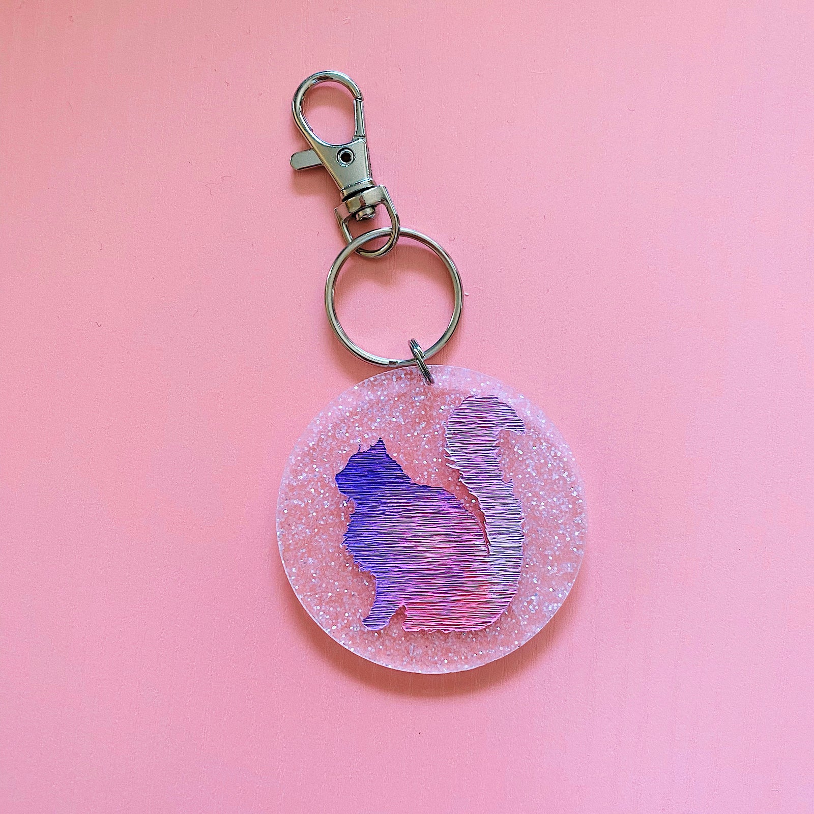 Keychain - T-Swift Collection - Ombré Cat