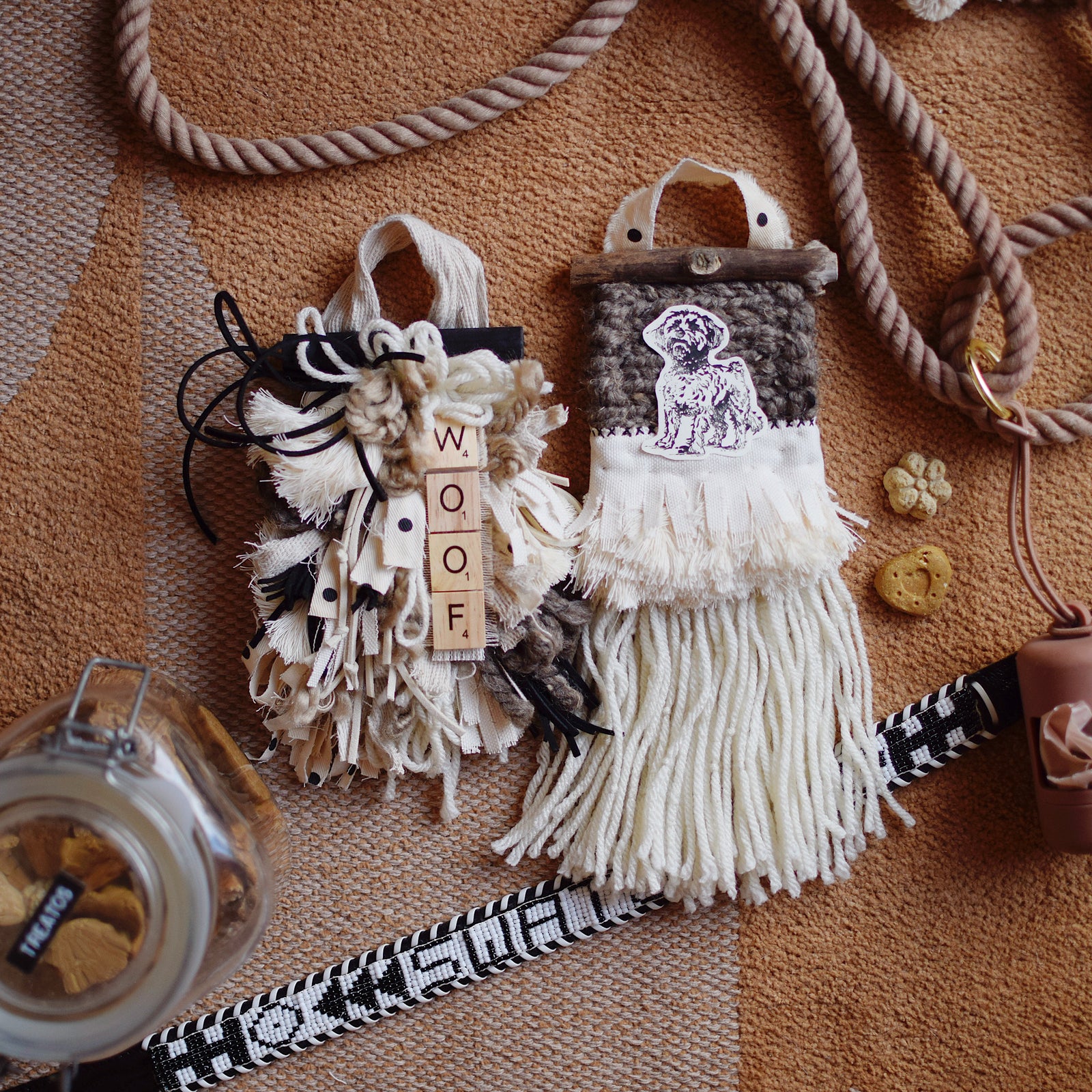 Mini Weave - DOGS - WOOF + GOLDENDOODLE