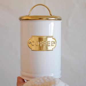 Thrifted Goods - Metal Coffee Tin