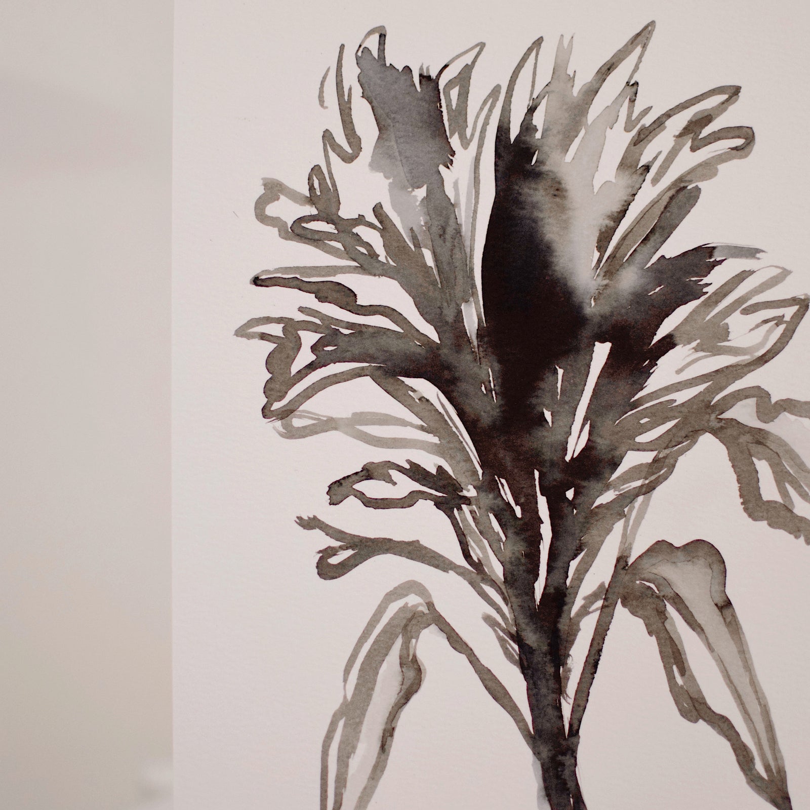 Original Watercolor Painting - Floral No. 2 - ALONE