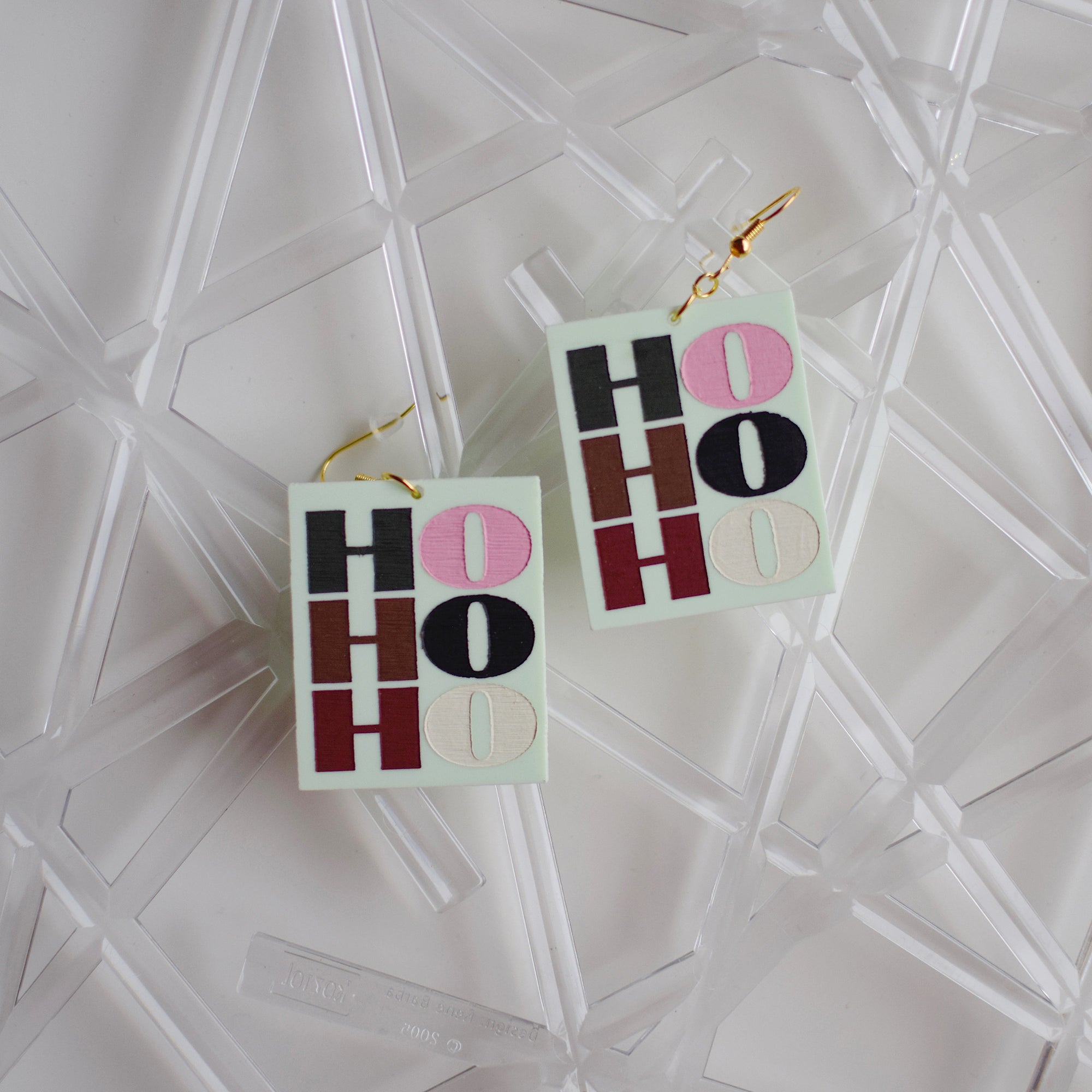 Earrings - Christmas - HOHOHO Dangles 4