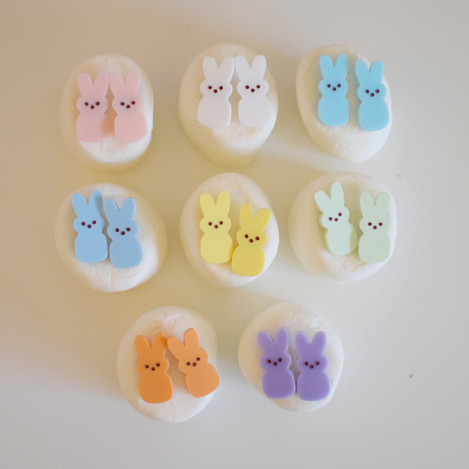Earrings - Spring/Easter - Bunny Peep Posts