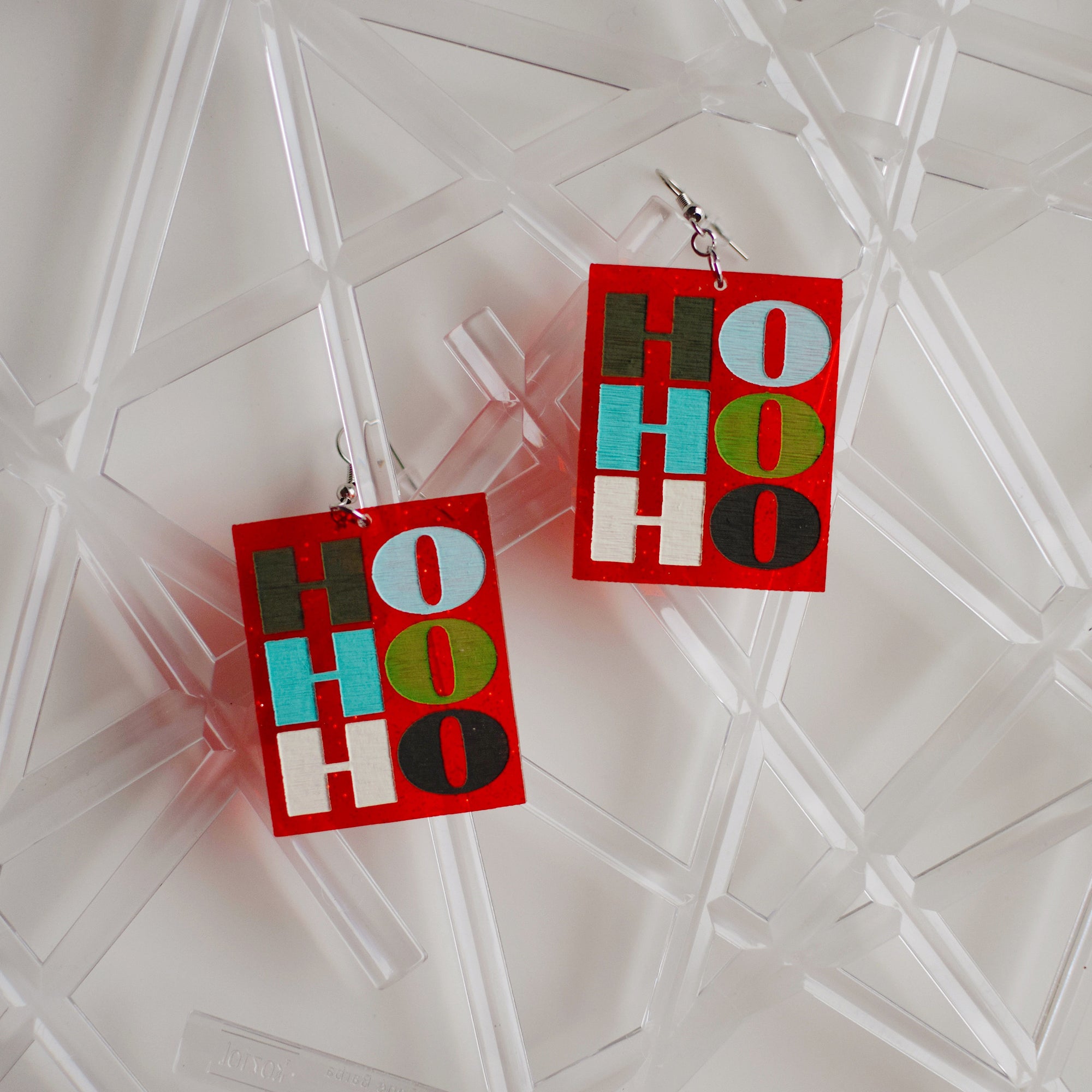 Earrings - Christmas - HOHOHO Dangles 10