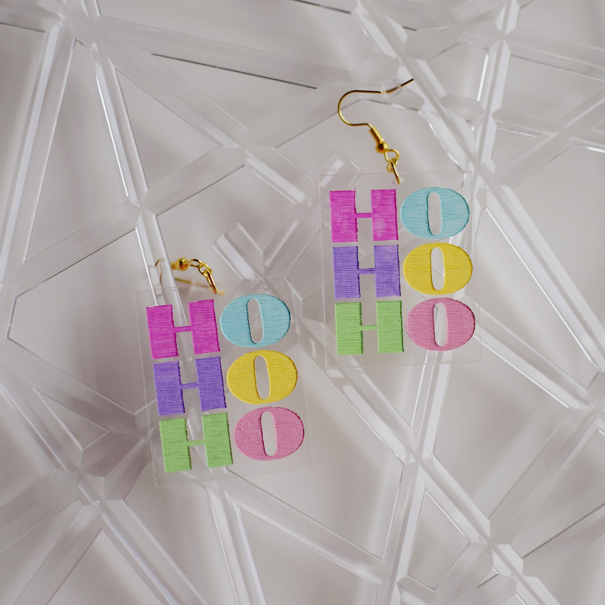Earrings - Christmas - HOHOHO Dangles 11