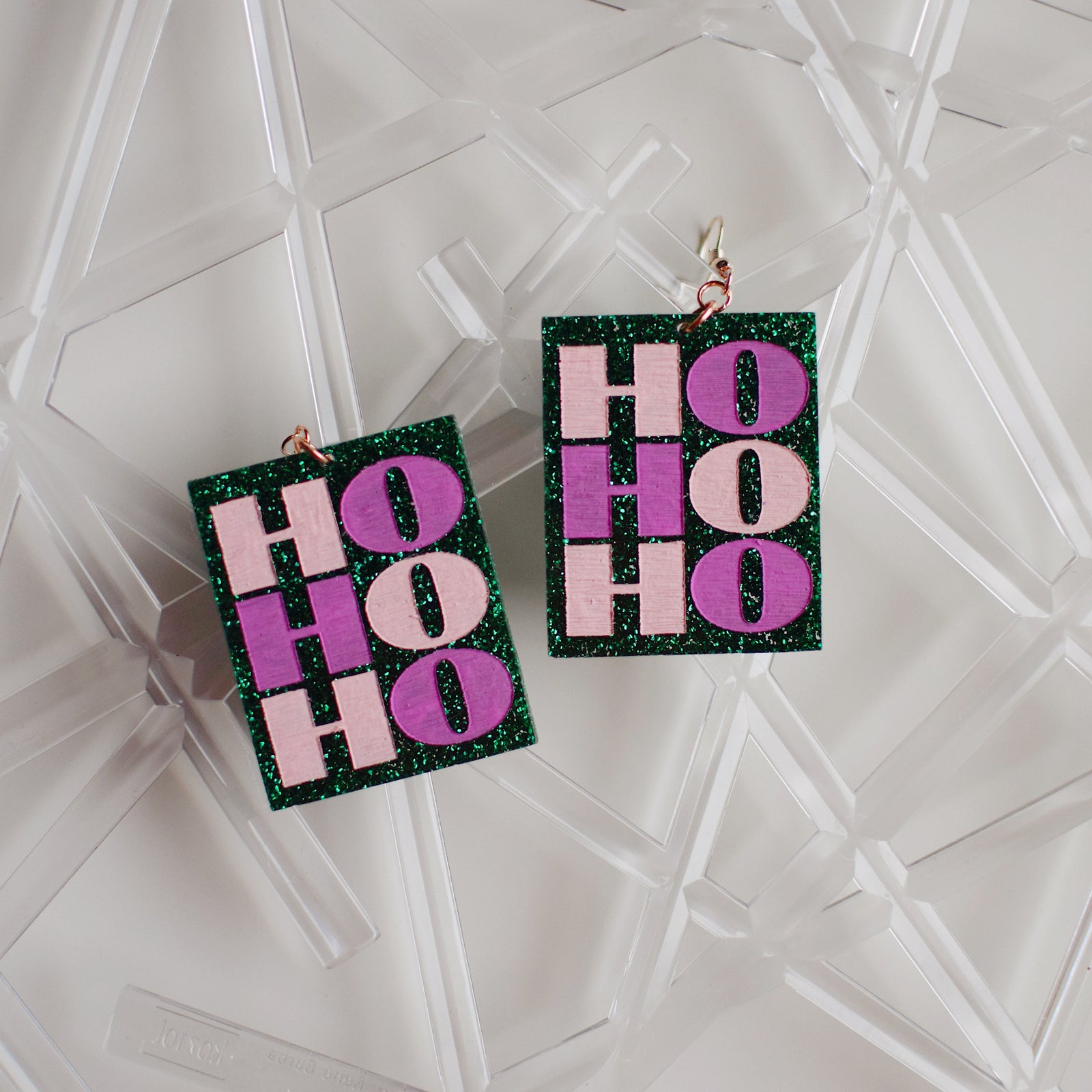 Earrings - Christmas - HOHOHO Dangles 9