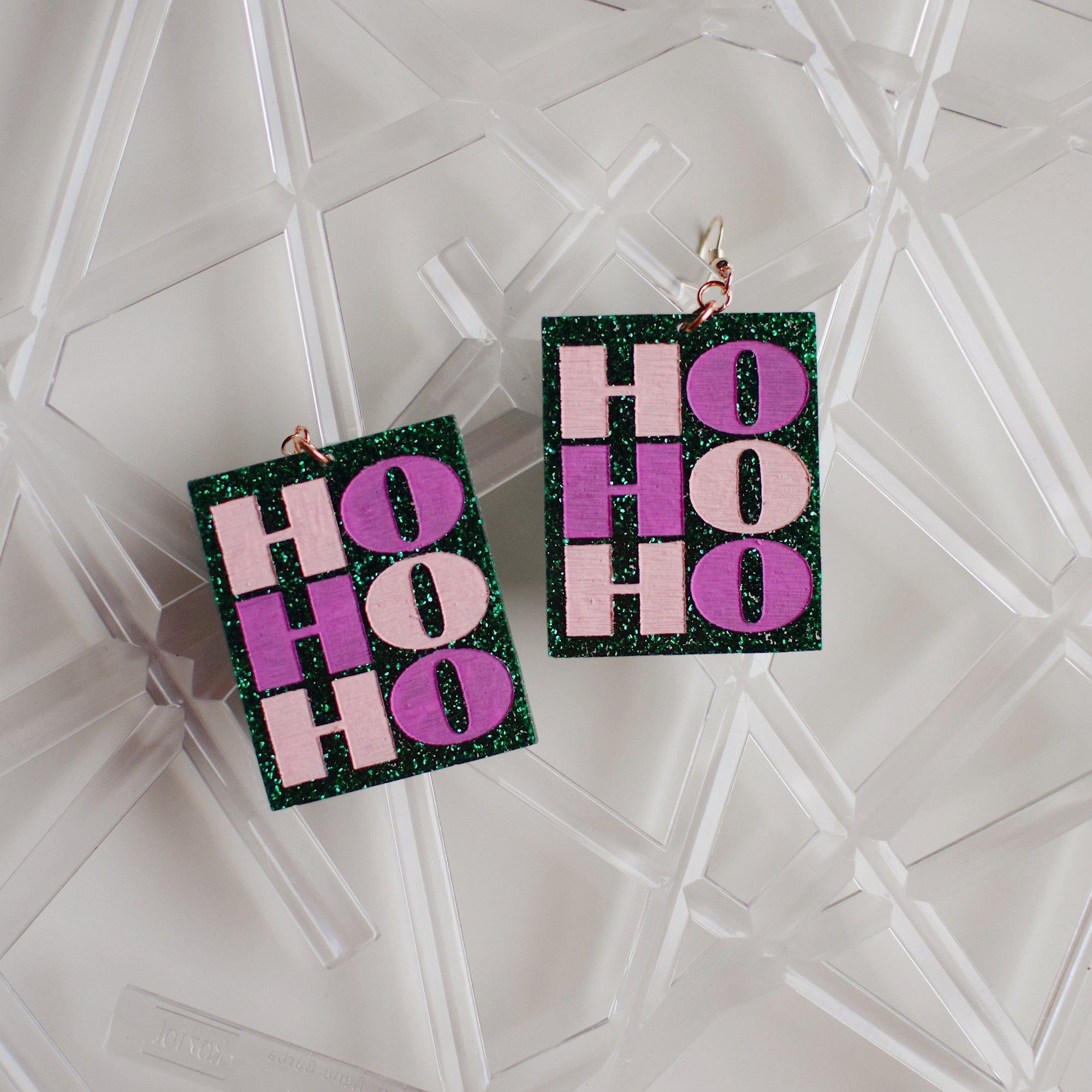 Earrings - Christmas - HOHOHO Dangles 9