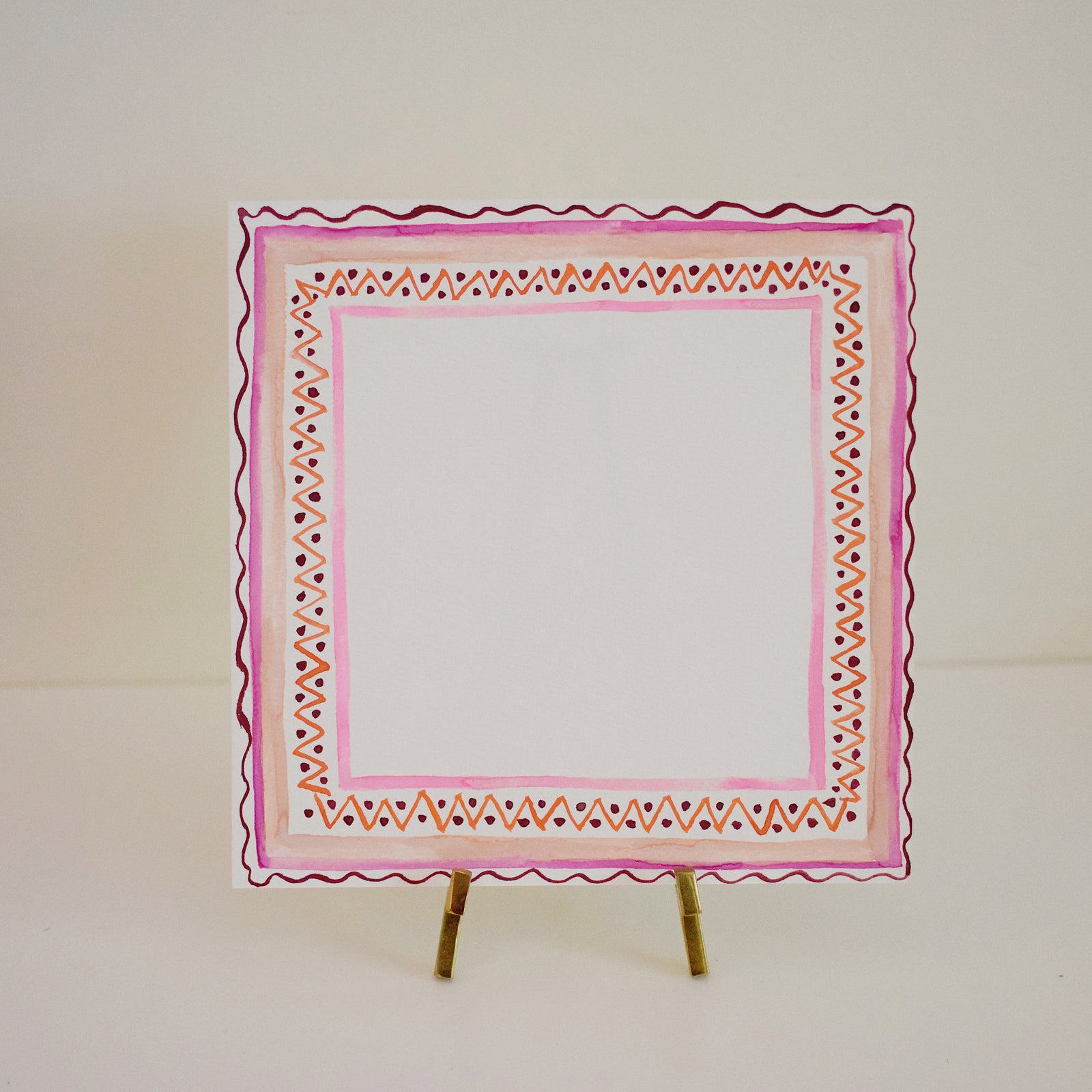 Original Watercolor Painting - Border No. 3