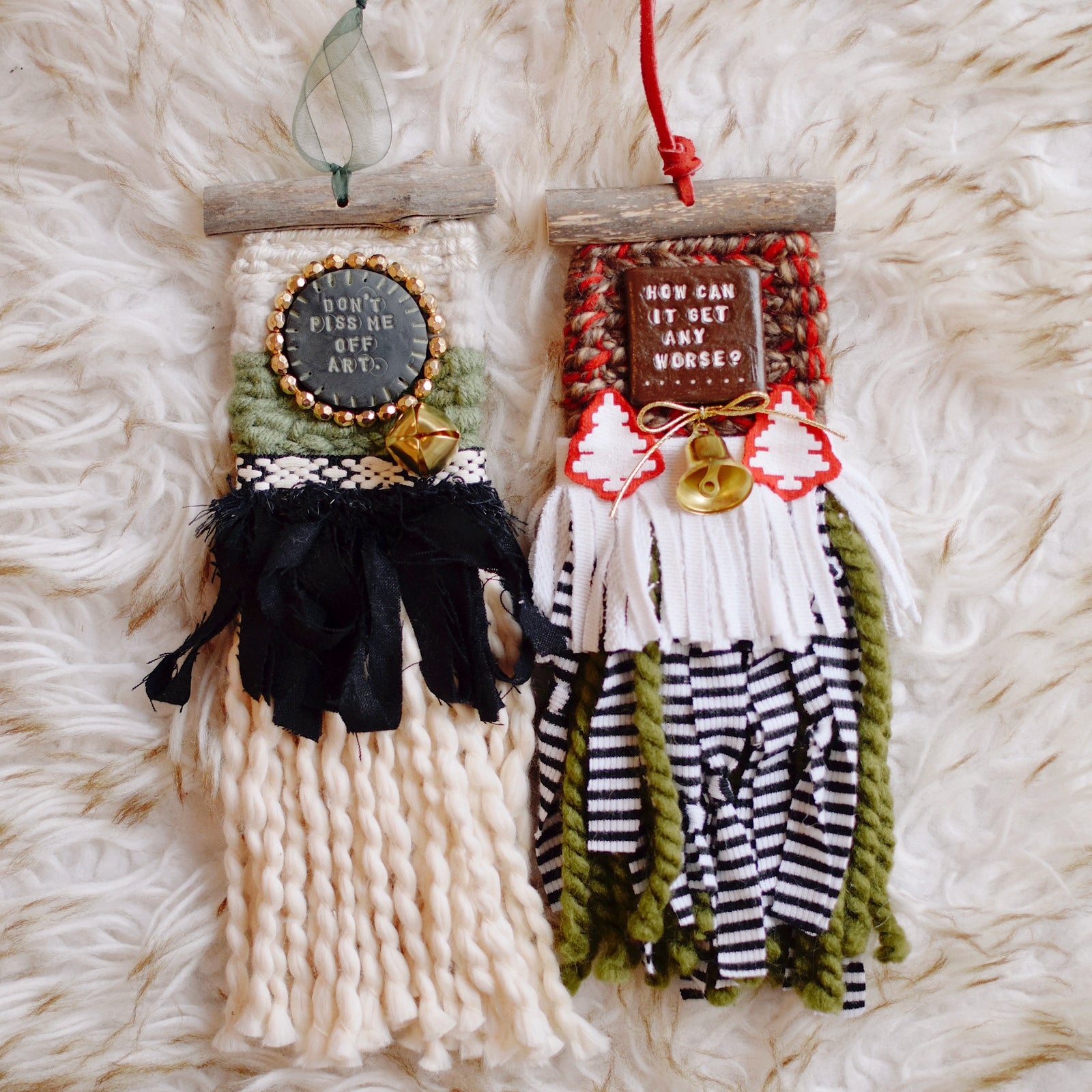 Mini Weave - Christmas Vacation - DON'T PISS ME OFF ART. + HOW CAN IT GET ANY WORSE?