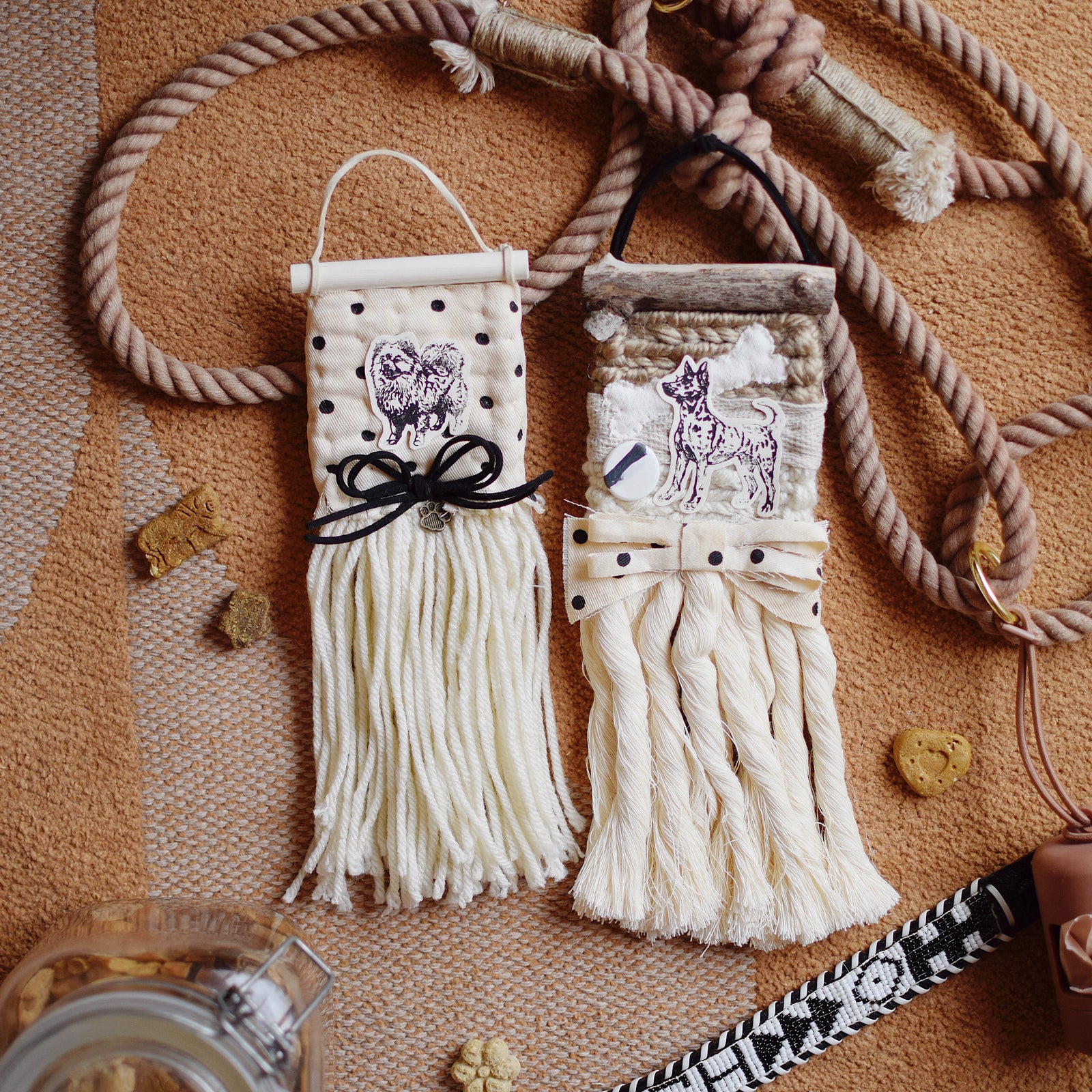 Mini Weave - DOGS - POMERANIAN + CATTLE DOG