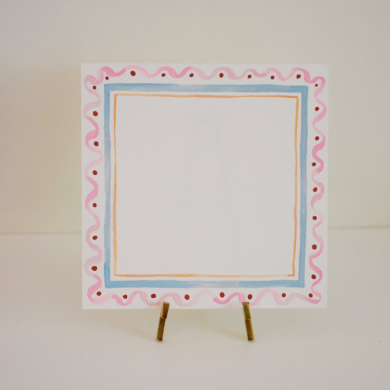 Original Watercolor Painting - Border No. 4