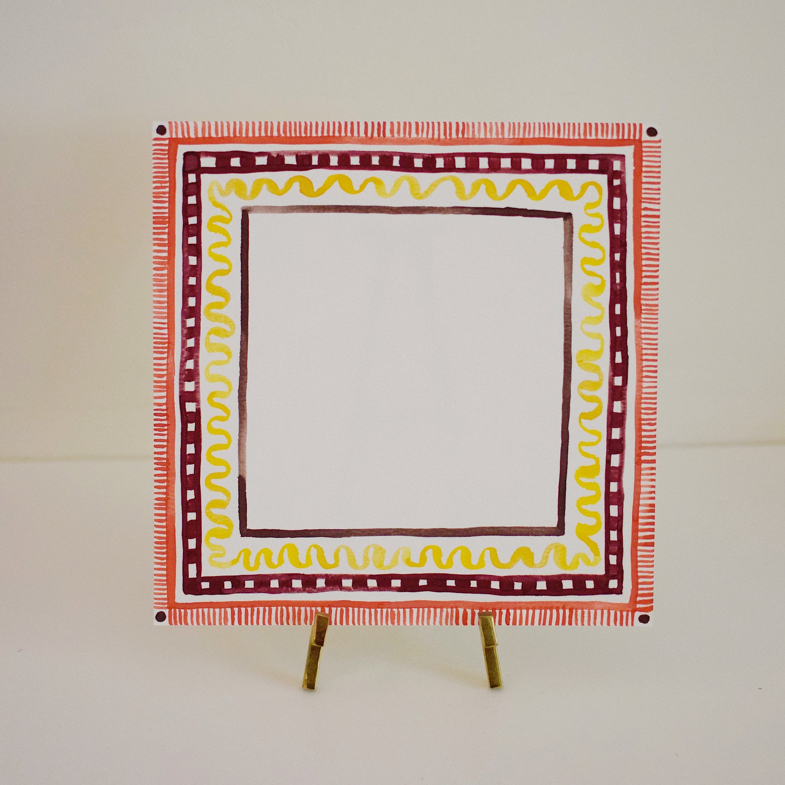 Original Watercolor Painting - Border No. 5