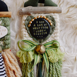 Mini Weave - Christmas Vacation - WE'RE AT THE THRESHOLD OF HELL + I HAD A LOT OF HELP FROM JACK DANIELS