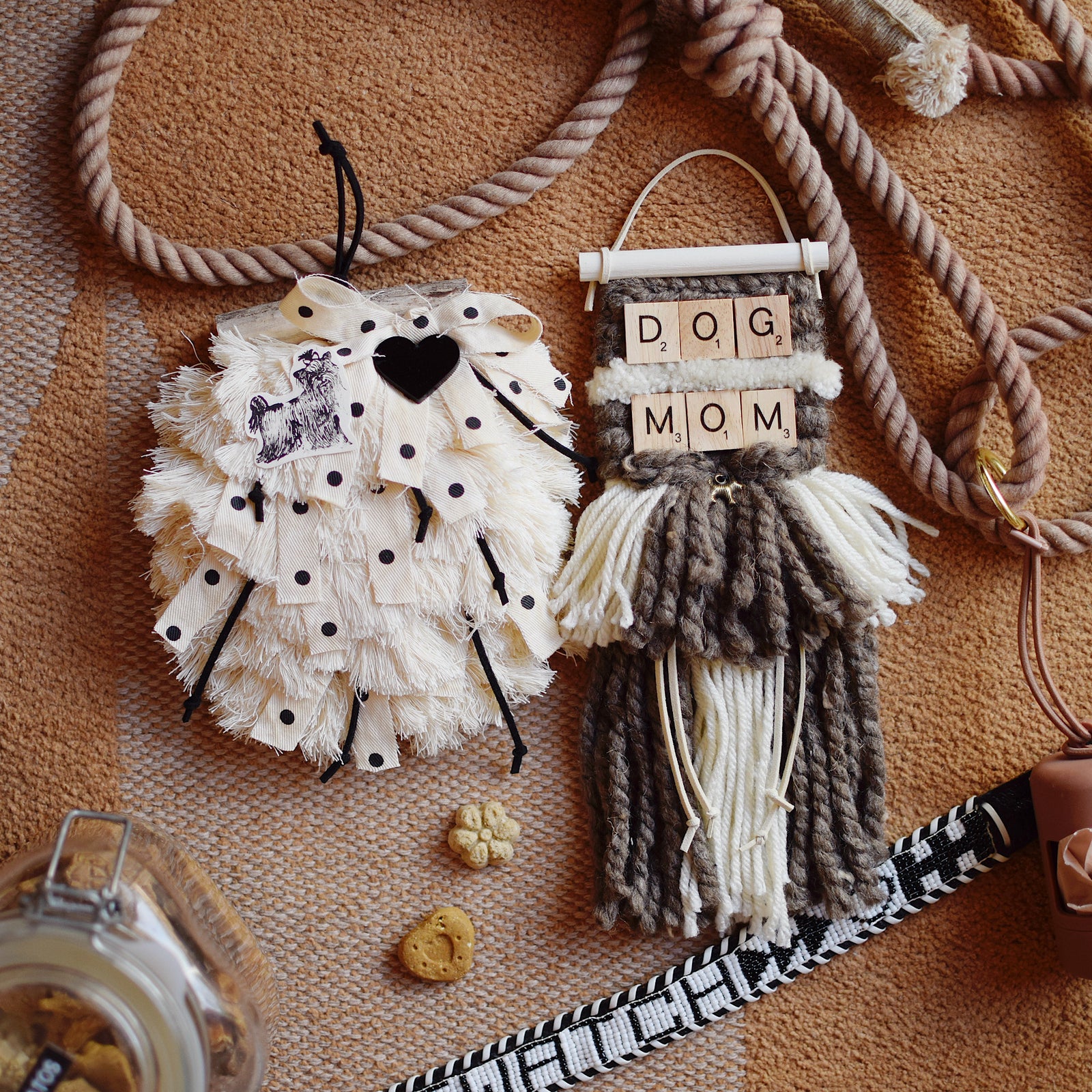 Mini Weave - DOGS - SILKY TERRIER + DOG MOM