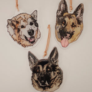 Ornament - Custom Hand Painted Pet Portrait