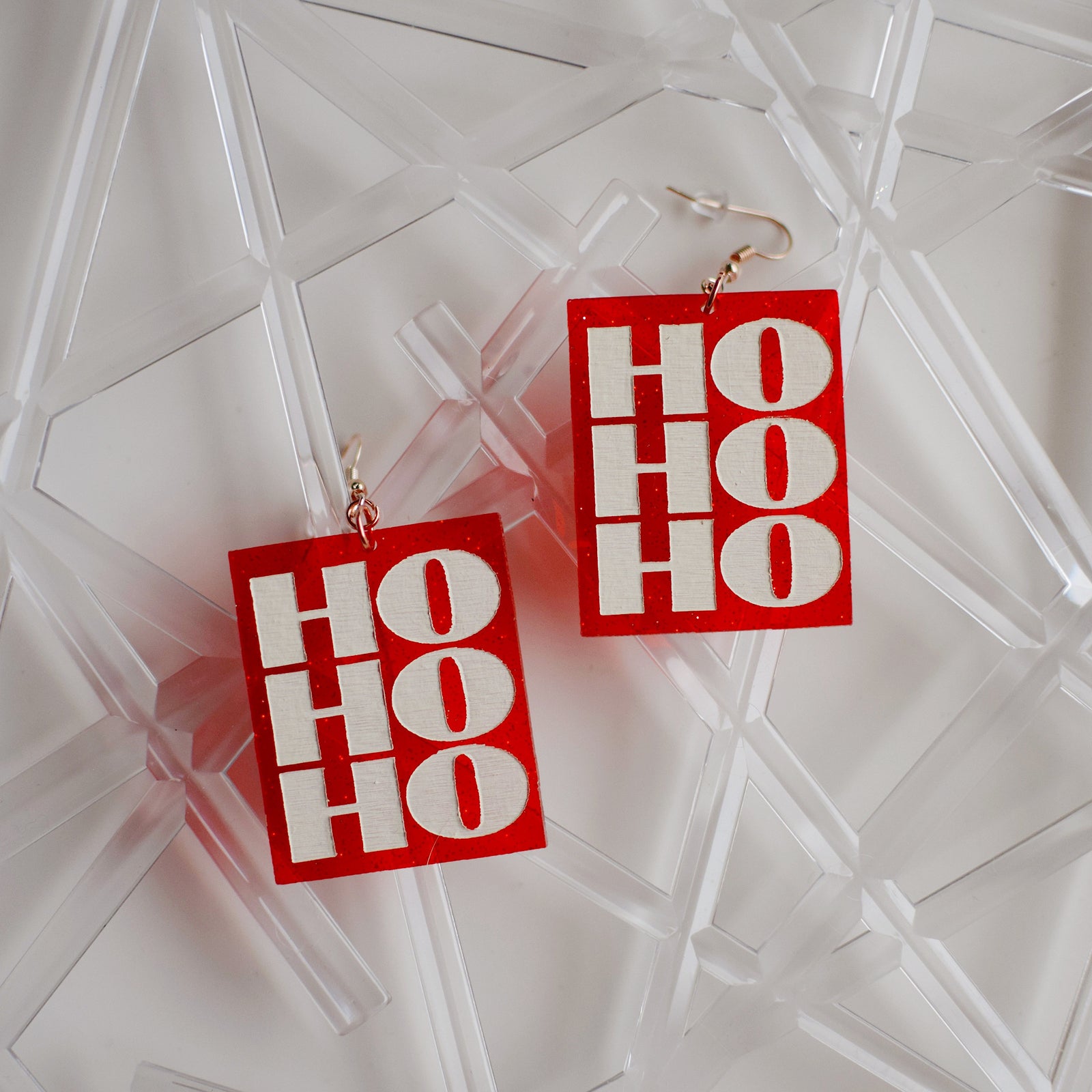 Earrings - Christmas - HOHOHO Dangles 5