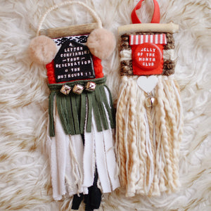 Mini Weave - Christmas Vacation - A LETTER CONFIRMING YOUR RESERVATION @ THE NUTHOUSE + JELLY OF THE MONTH CLUB