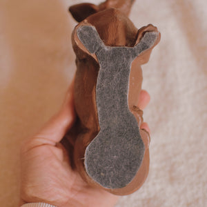 Thrifted Goods - Dachshund Figurine (Brown)