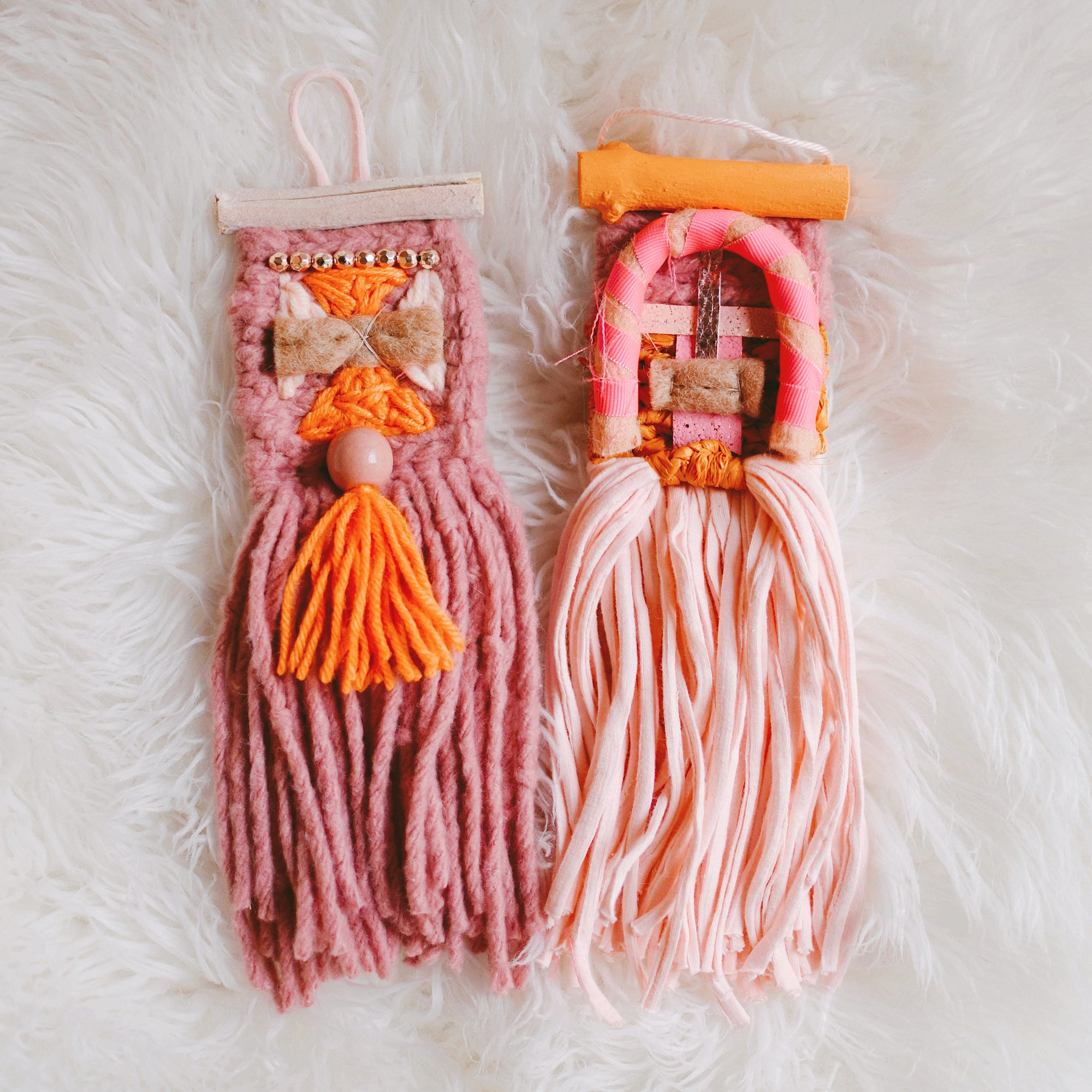 Mini Weave - Pink + Orange Collection - CAPRI+ COCO
