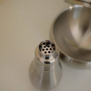 Bowling Ball + Pin Bar Set - MCM Ice Bucket + Cocktail Shaker - Stainless Steel
