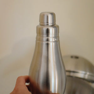 Bowling Ball + Pin Bar Set - MCM Ice Bucket + Cocktail Shaker - Stainless Steel