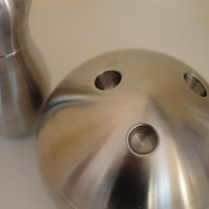 Bowling Ball + Pin Bar Set - MCM Ice Bucket + Cocktail Shaker - Stainless Steel