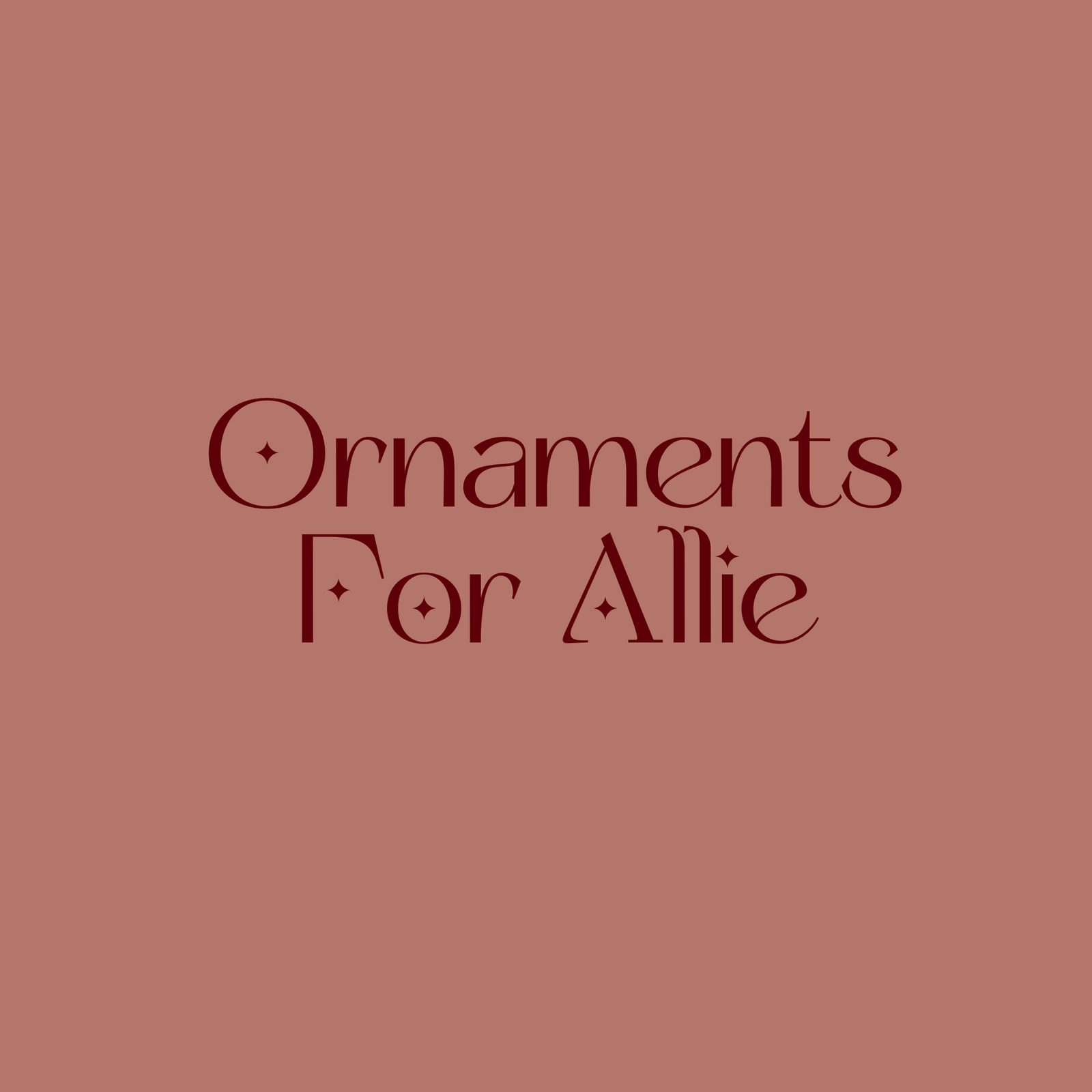 FOR ALLIE - Ornaments - ENGAGED 2024 + tied that knot 2025