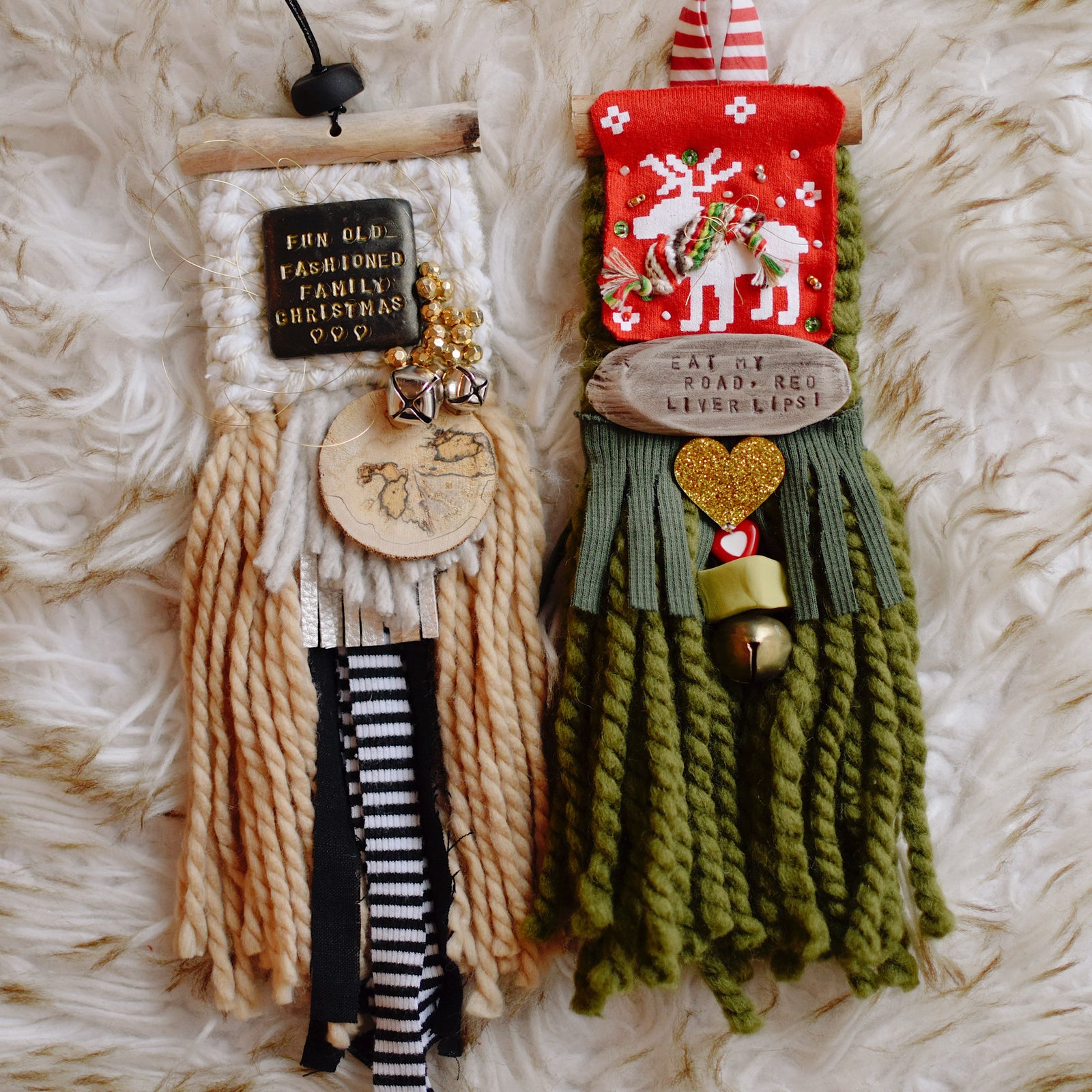 Mini Weave - Christmas Vacation - FUN OLD FASHIONED FAMILY CHRISTMAS + EAT MY ROAD, RED LIVER LIPS