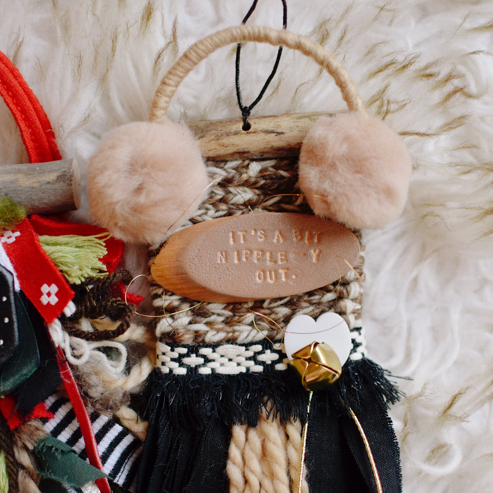 Mini Weave - Christmas Vacation - MERRY CHRISTMAS KISS MY ASS + IT'S A BIT NIPPLE-Y OUT