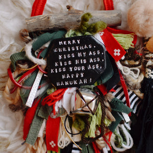 Mini Weave - Christmas Vacation - MERRY CHRISTMAS KISS MY ASS + IT'S A BIT NIPPLE-Y OUT