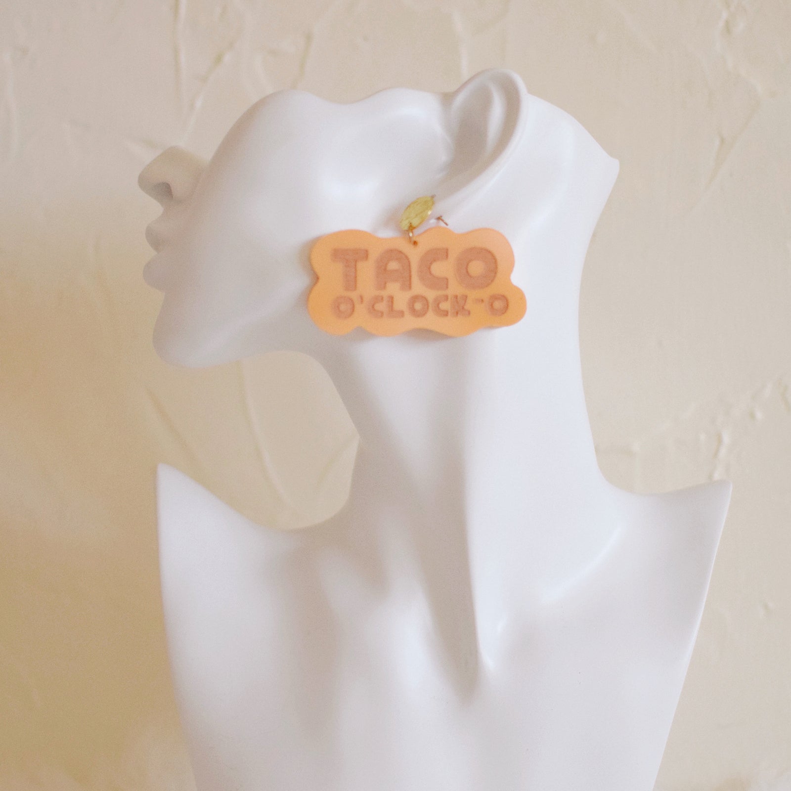 Earrings - Cinco de Mayo - Tangerine Taco O'Clock-O Dangles