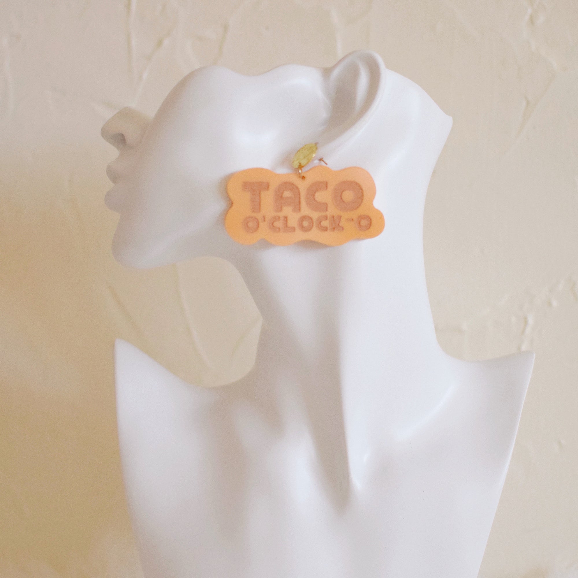 Earrings - Cinco de Mayo - Tangerine Taco O'Clock-O Dangles