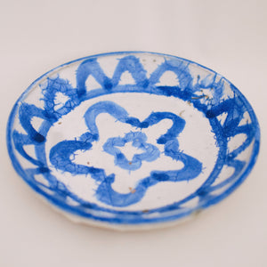 Thrifted Goods - Handmade Blue + White Dish