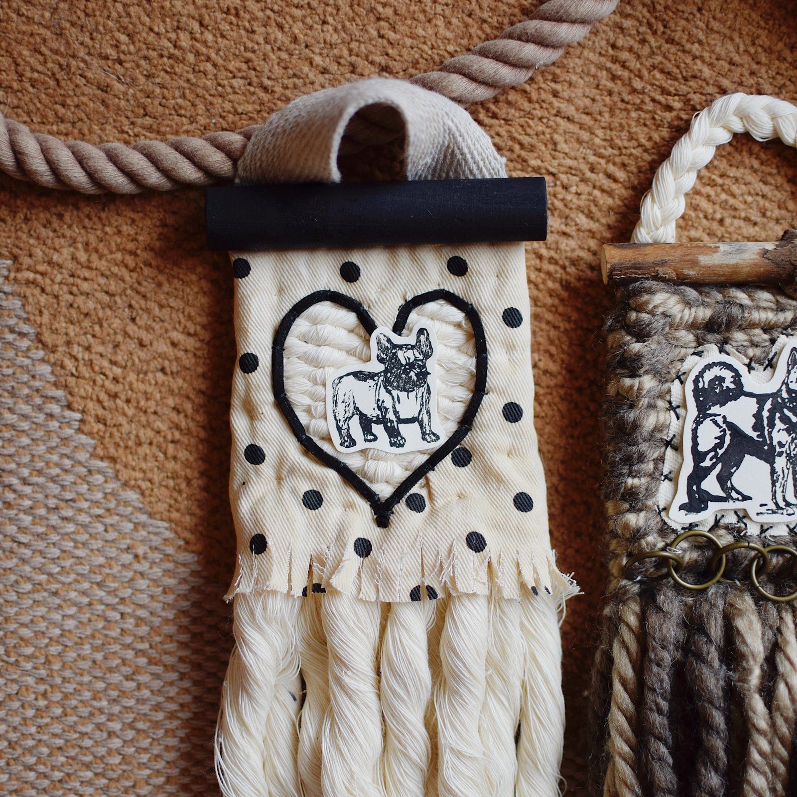 Mini Weave - DOGS - FRENCH BULLDOG + AKITA