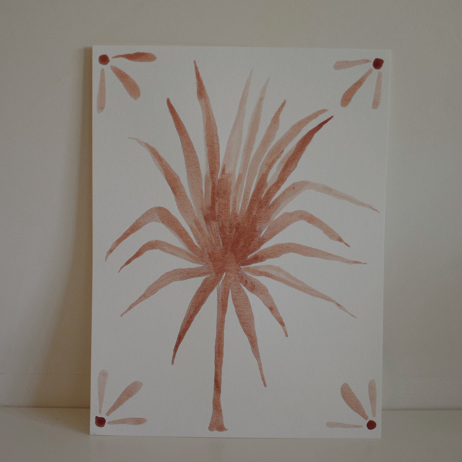 Original Watercolor Painting - Luna's Collection - Paradise Palms