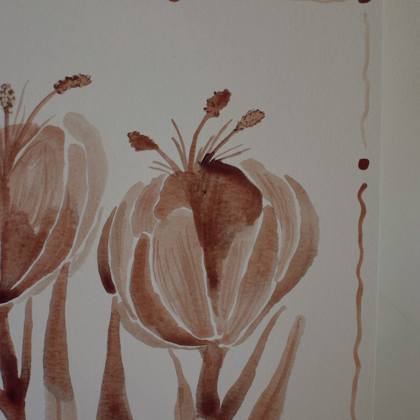Original Watercolor Painting - Luna's Collection - Whimsy Pals