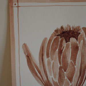 Original Watercolor Painting - Luna's Collection - Protea