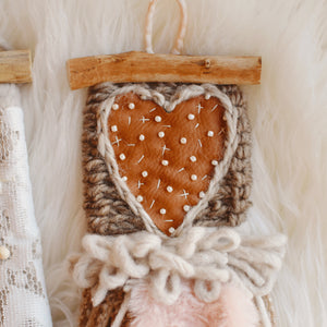 Mini Weave - The Little Explorer Collection - WILD + FREE + BEADED HEART