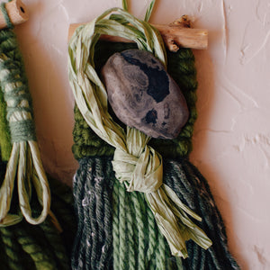 Mini Weave - An Ode to Green + Driftwood - LAYERED ARCHES + MINT TWIST