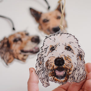 Ornament - Custom Hand Painted Pet Portrait