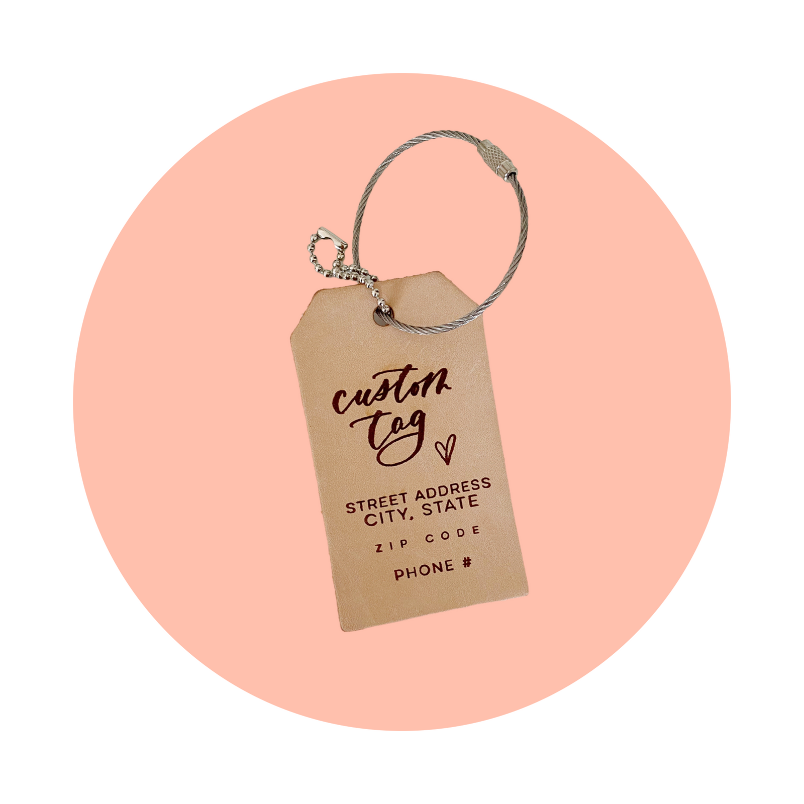 Luggage Tag - Custom Name & Address