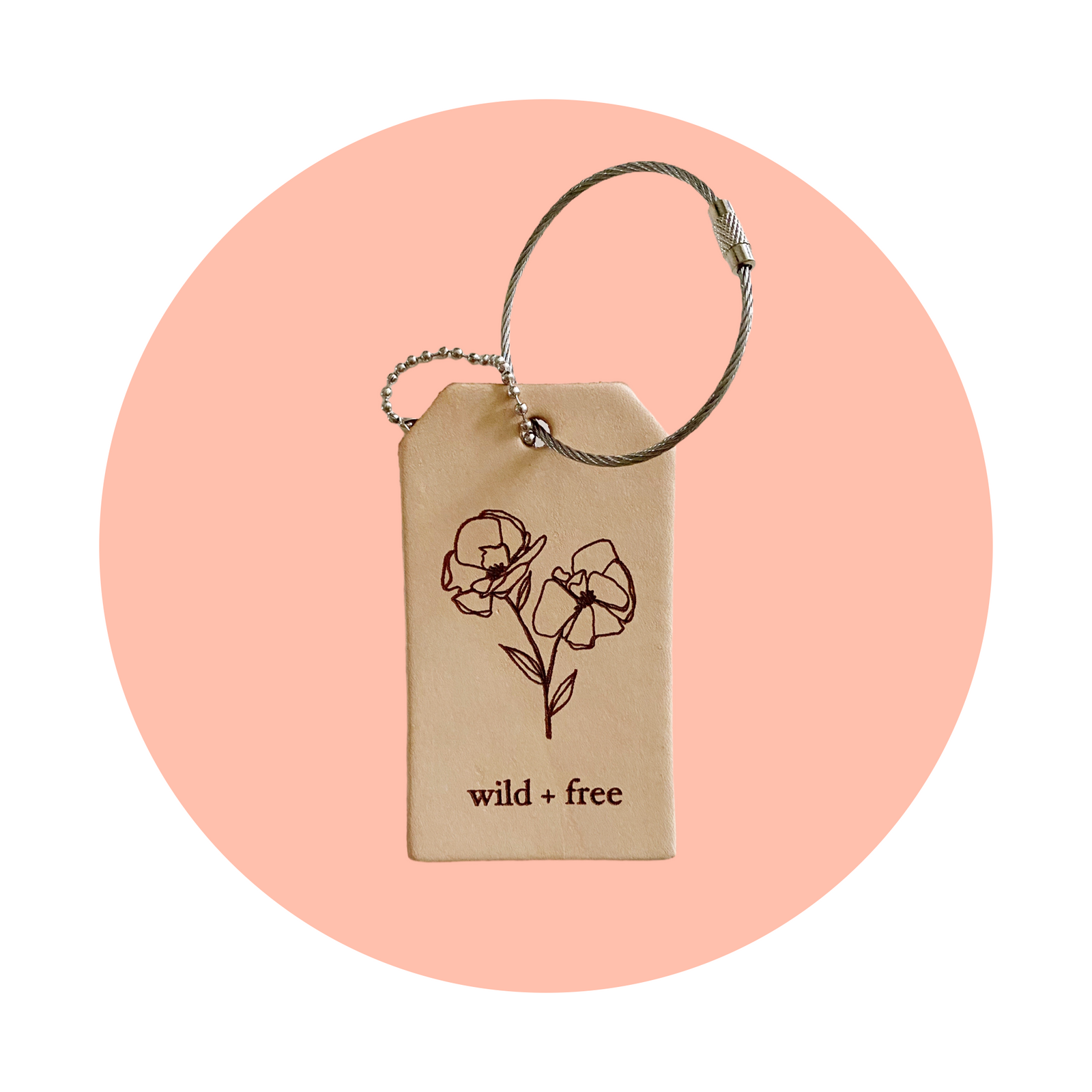 Luggage Tag - Wild + Free